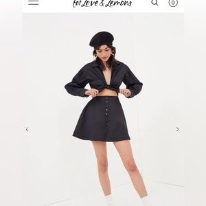 NWT🆕#147- For Love & Lemons, Jocelyn Mini Cutout Dress, Size Large